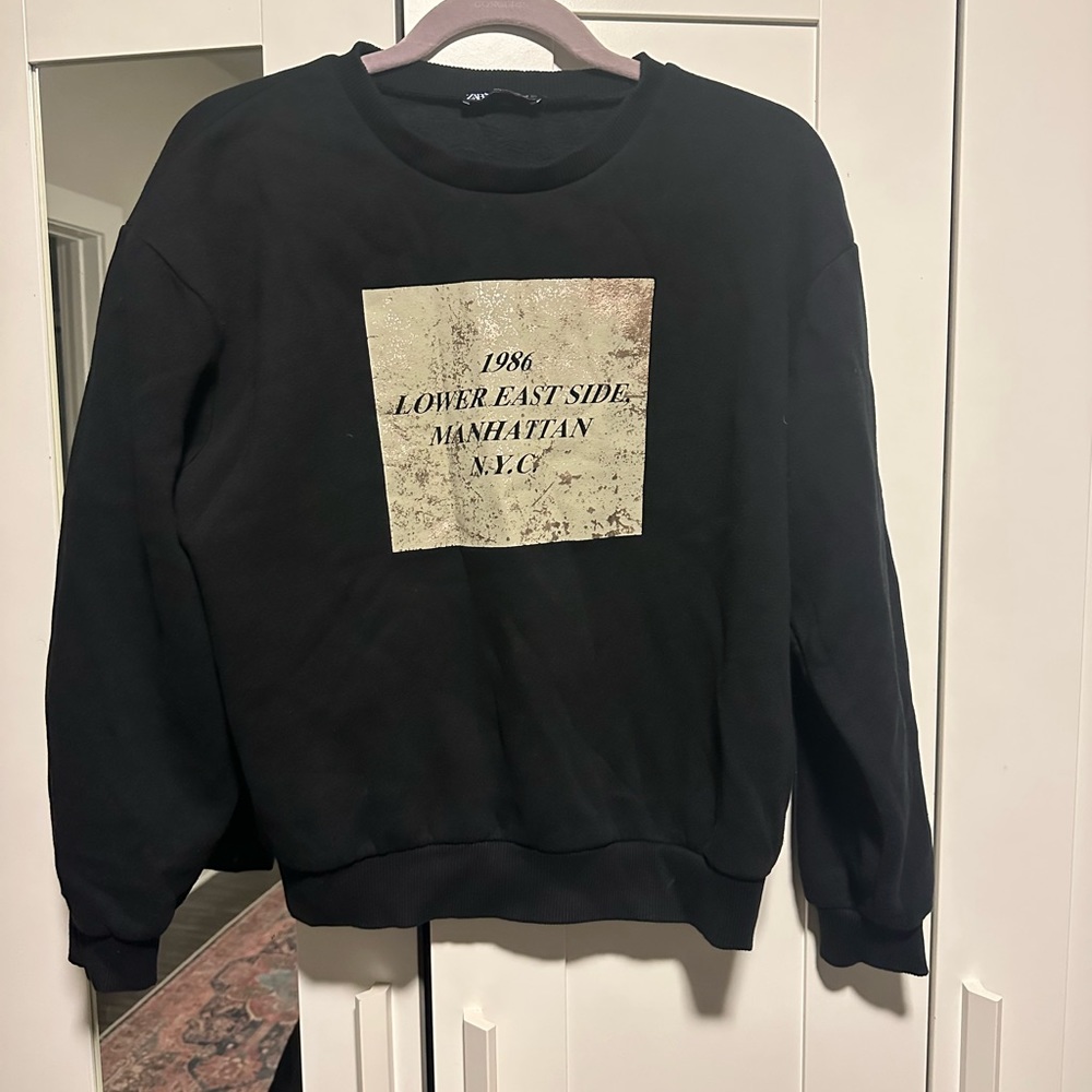Zara Crewneck sweater black